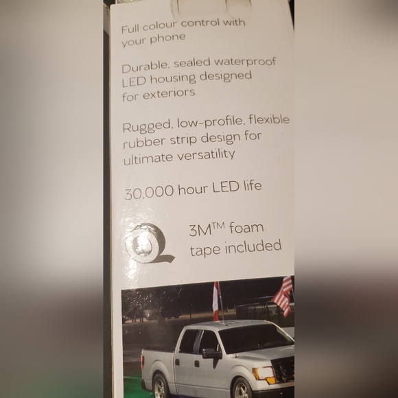 Alpena 77048 UnderGlowz RGB LED Smart Light Strip Kit, 136", Bluetooth Control - Picture 3 of 5